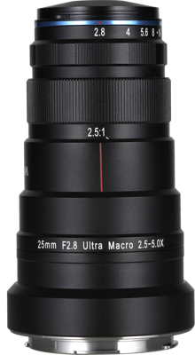 25mm f/2.8 2.5-5X Ultra Macro Lens - L Mount 