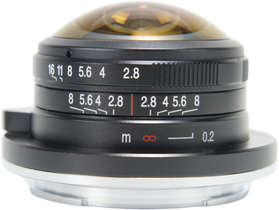 4mm f/2.8 Fisheye Lens - Sony E 