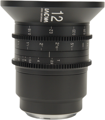 12mm T2.9 Zero-D Cine Lens - (Dual Scale) L Mount