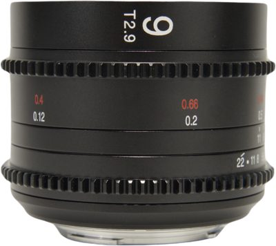9mm T2.9 Zero-D Cine Lens - MFT
