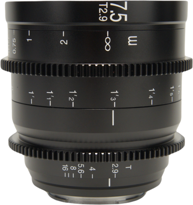 7.5mm T2.9 Zero-D S35 Cine Lens - Sony E  