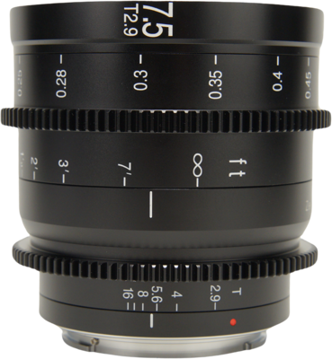 7.5mm T2.9 Zero-D S35 Cine Lens - Canon RF