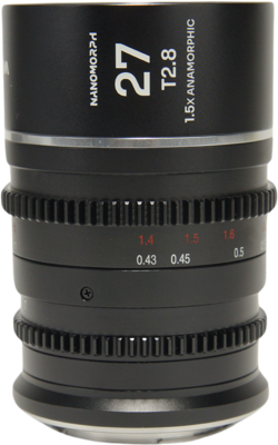 Nanomorph 27mm T2.8 1.5X S35 (Silver) - DL 
