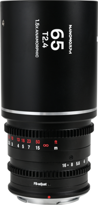 Nanomorph 65mm T2.4 1.5X S35 (Silver) - Fuji X 