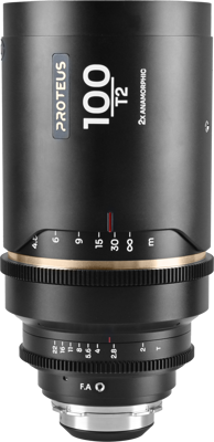 Proteus 2X Anamorphic 100mm T2 - Amber - Arri PL/Canon EF