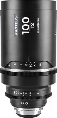 Proteus 2X Anamorphic 100mm T2 - Silver - Arri PL/Canon EF
