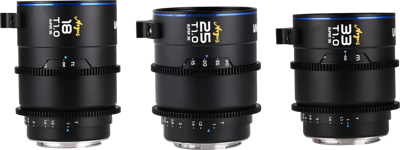 Argus S35 Cine 3-Lens Bundle (18mm,25mm,33mm) - Nikon Z