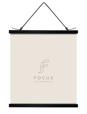 Poster Hanger Magnetic Black 41cm