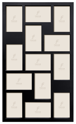 Collage 13 Pictures Black