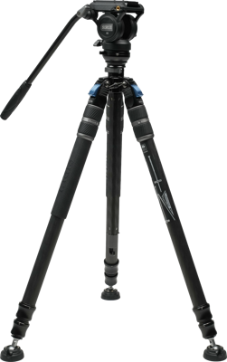 One Step Height Adjustment Carbon Video Tripod Kit SVS60 + S3