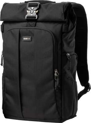 FocusPoint 22L I Hybrid RollTop Backpack I Asphalt Black