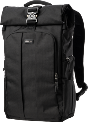 FocusPoint 30L I Hybrid RollTop Backpack I Asphalt Black