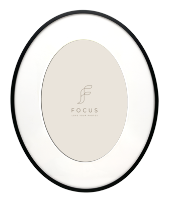 Aster Oval Black 21,6x26,6/PP 15x20