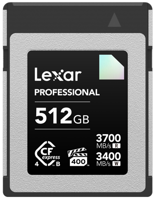 CFexpress 4.0 Pro Diamond R3700/W3400 (VPG400) 512GB