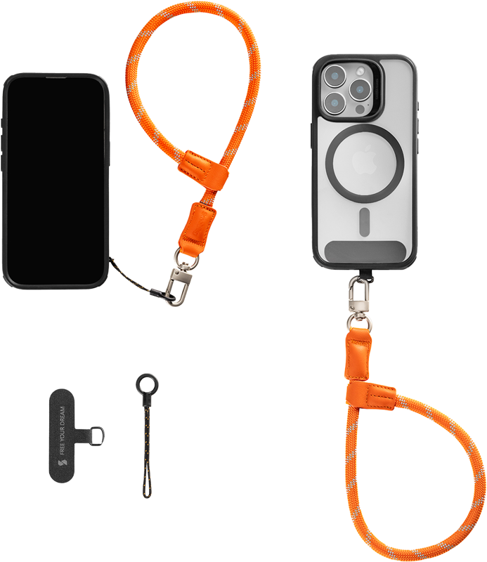 SmallRig 5302 FilMov Phone Wrist Strap Orange  - Curea de Incheietura pentru telefoane mobile - ORANGE [34]