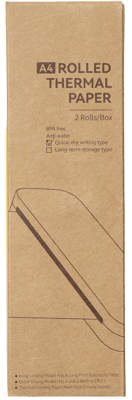Thermal paper A4 2 rolls 6,4m/roll