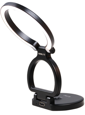 Lumo LED Phone Ring Light Polar Black