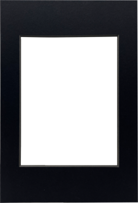 Passepartout Black w. black core 18x24/13x18