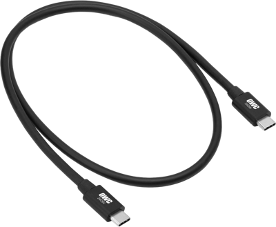 Cable Thunderbolt - Universal + Full Capability f. all TB 3/4/USB-C/USB4 devices (100W) 0.8M