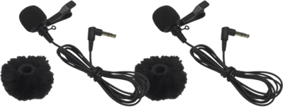 Omnidirectional Lavalier Microphone (Black 2-Pack) for Lark Max 2