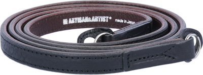 I ACAM-280LA I Leather camera strap (Long), Black