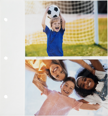 Coffee Table Refillsheets Pockets 10x15 white for 24,5x27cm