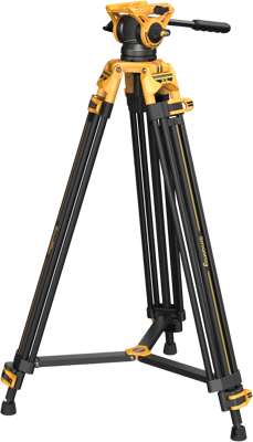 5523 Video Tripod with Heavy-Duty Fluid Head AD-01 (BumbleBee Edition）
