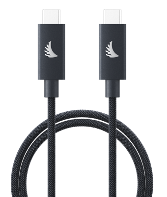 Cable I USB-C 4.0 I Solid Flex Cable I Blue Gray I 1 m