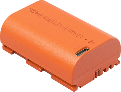 5407 Camera Battery USB-C Rechargeable Canon LP-E6P Orange