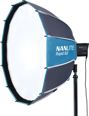 Rapid 60 Parabolic Softbox SB-RP60 with Eggcrate for FM Mount