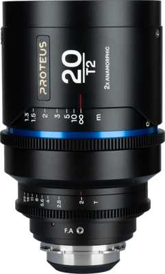 Proteus 2X Anamorphic 20mm T2 -Blue - Arri PL/ Canon EF