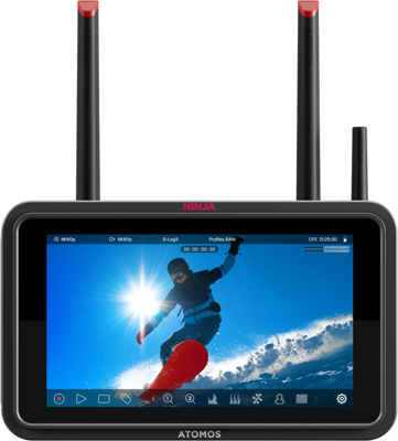 Ninja TX, 5-inch, 1500nit Wi-Fi enabled, SDI/HDMI HDR monitor-recorder