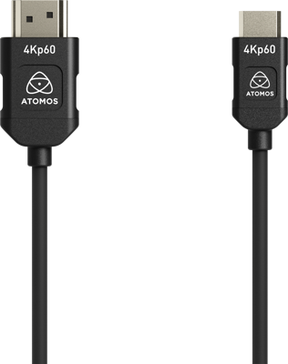 4K60p HDMI Silicon Cable – Micro HDMI to Full-HDMI 45cm
