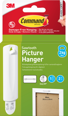 Command Sawtooth 1 Hook+2 Strips
