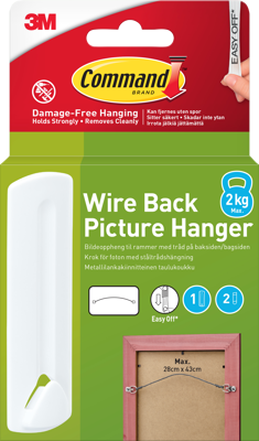 Command Wire 1 Hook+2 Strips