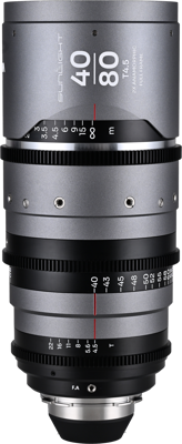 Sunlight 40-80mm T4.5 2x FF Anamorphic Zoom (Silver) Arri PL