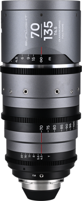 Sunlight 70-135mm T4.5 2x FF Anamorphic Zoom (Silver) Arri PL