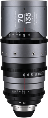 Sunlight 70-135mm T4.5 2x FF Anamorphic Zoom (Clear) Arri PL