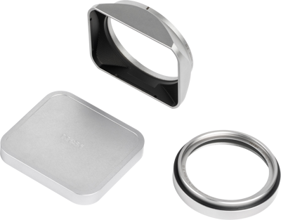 JetMag Pro Lens Hood, Uv Filter & Cap for Fuji X100 Series Silver
