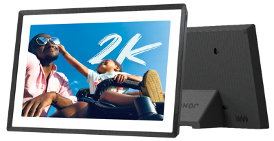 I Pexar Digital Picture Frame I 11-inch, 2K WiFi Enabled (Black) built-in 32GB