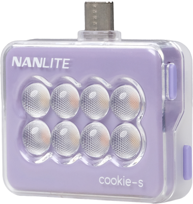 Cookie-s LED Selfie Light Lavender
