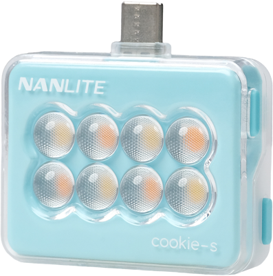 Cookie-s LED Selfie Light Cyan Blue
