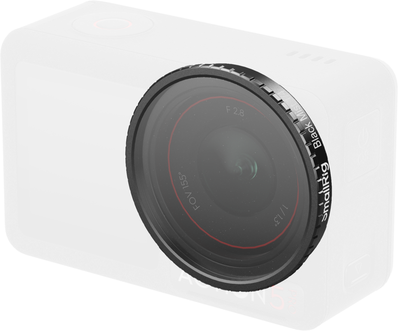 SmallRig 5836 Attachable 1/4 Effect Black Mist Filter for DJI Osmo Action 5 Pro / 4 [5]