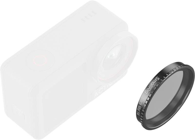 SmallRig 5836 Attachable 1/4 Effect Black Mist Filter for DJI Osmo Action 5 Pro / 4 [7]
