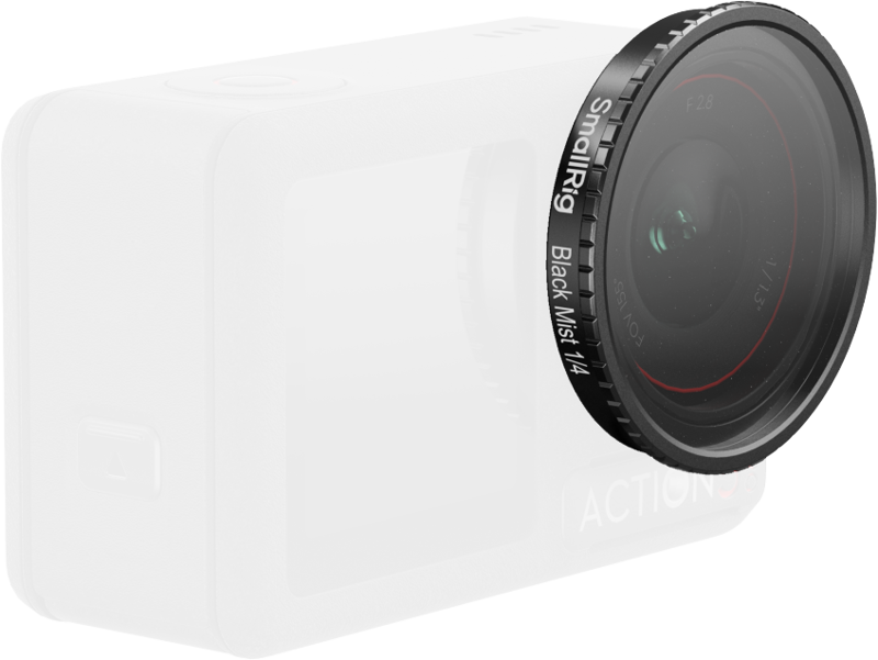 SmallRig 5836 Attachable 1/4 Effect Black Mist Filter for DJI Osmo Action 5 Pro / 4 [8]
