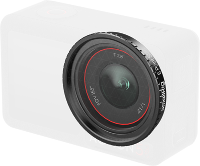 5839 Attachable Star Cross Filter (6 Points) for DJI Osmo Action 5 Pro / 4