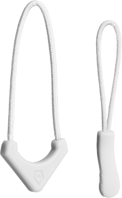 Standard Zipper Puller Cloudbreak White