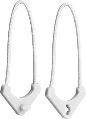 WORRYLESS Zipper Puller Cloudbreak White