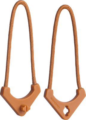 WORRYLESS Zipper Puller Sedona Orange