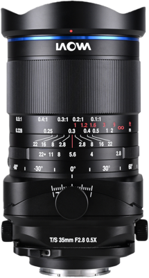 35mm f/2.8 Zero-D T/S 0.5x Macro Lens - Sony FE